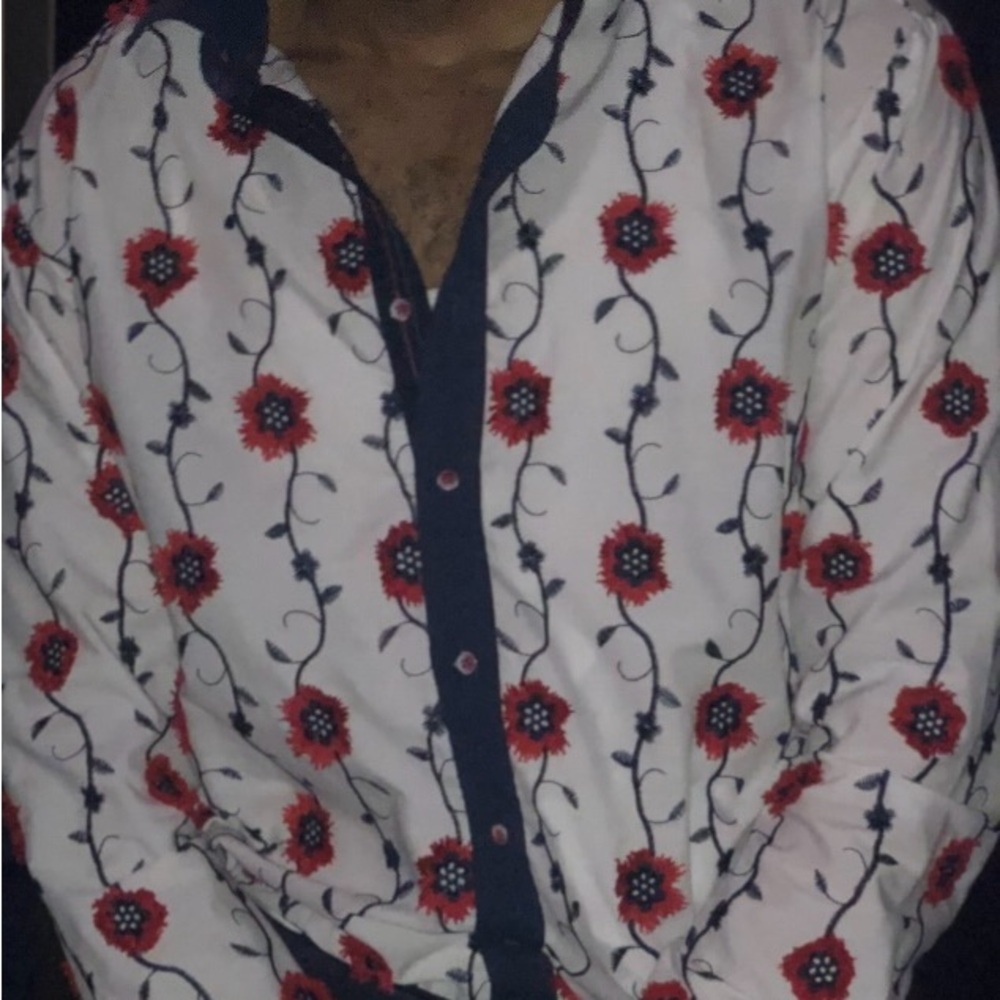 Floral Button-Up Shirt